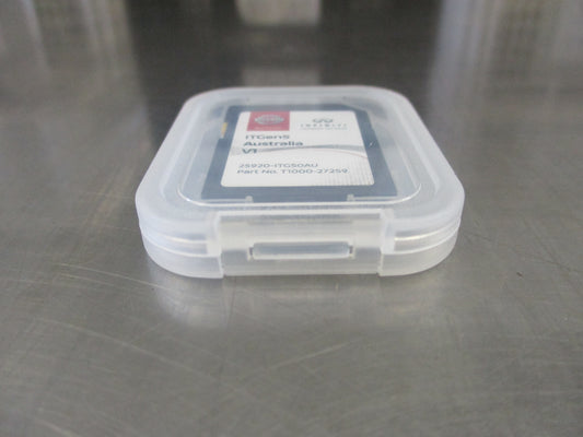 Nissan Y62 Patrol/R52 Pathfinder Genuine Navigation Memory SD Card New Part