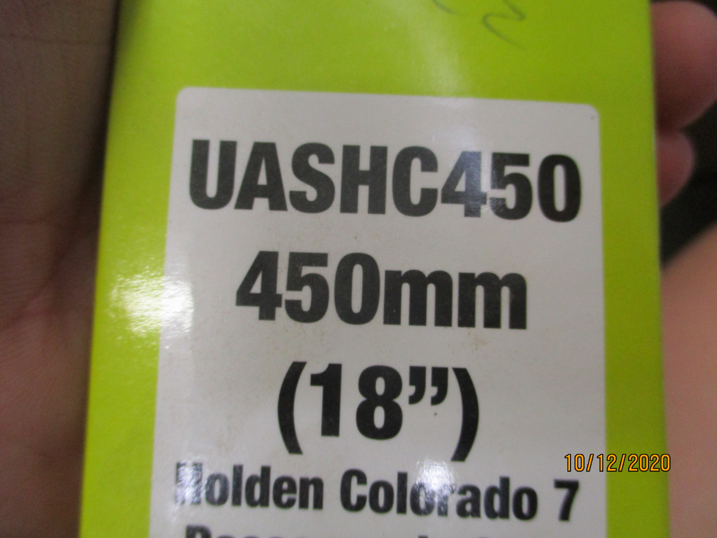 Wunder 18 Inch Passenger Side Wiper Suits Holden Colorado 7 New Part