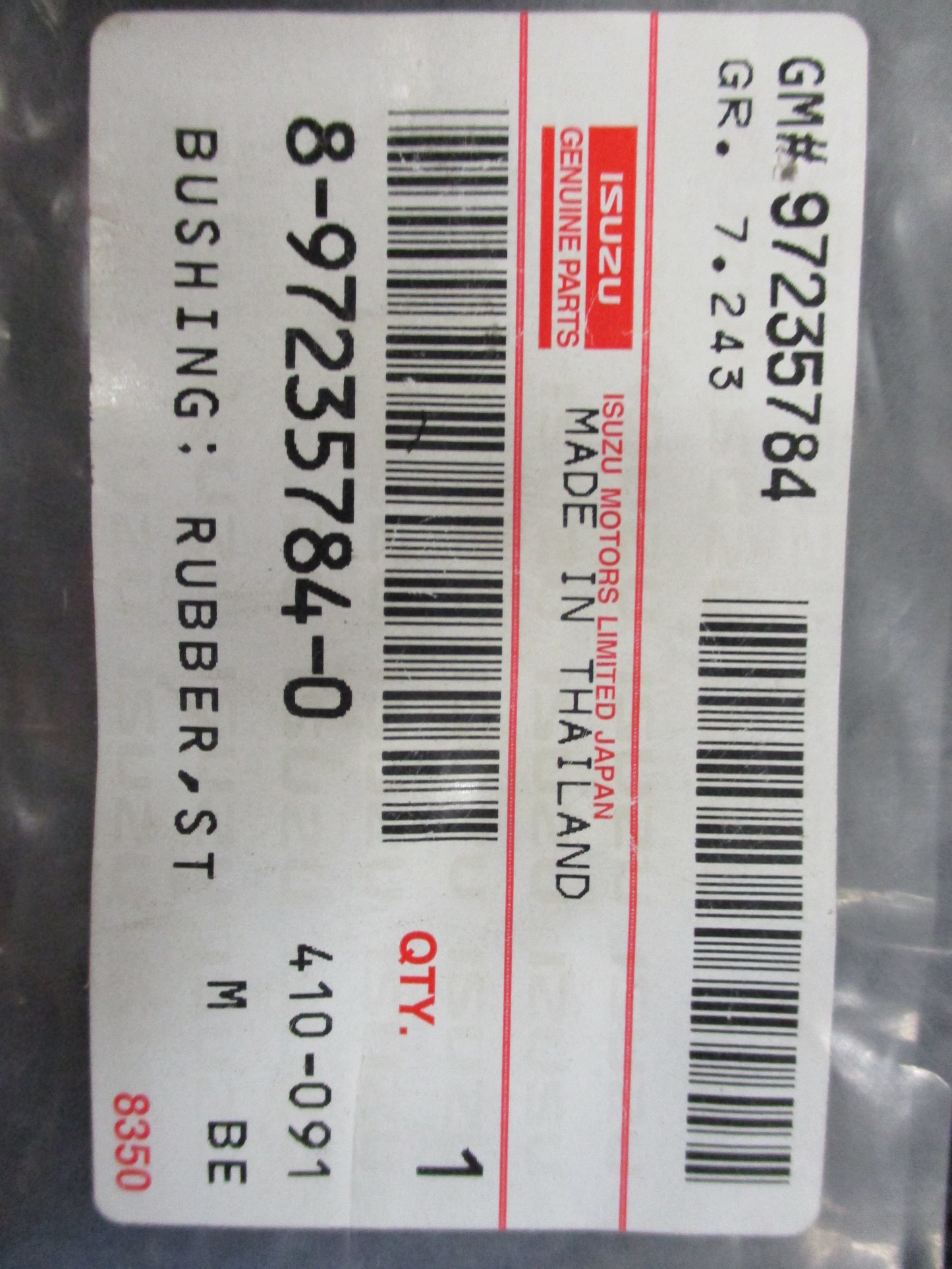 Isuzu D-max/RC Colorado Genuine Front Stabiliser Bush New Part