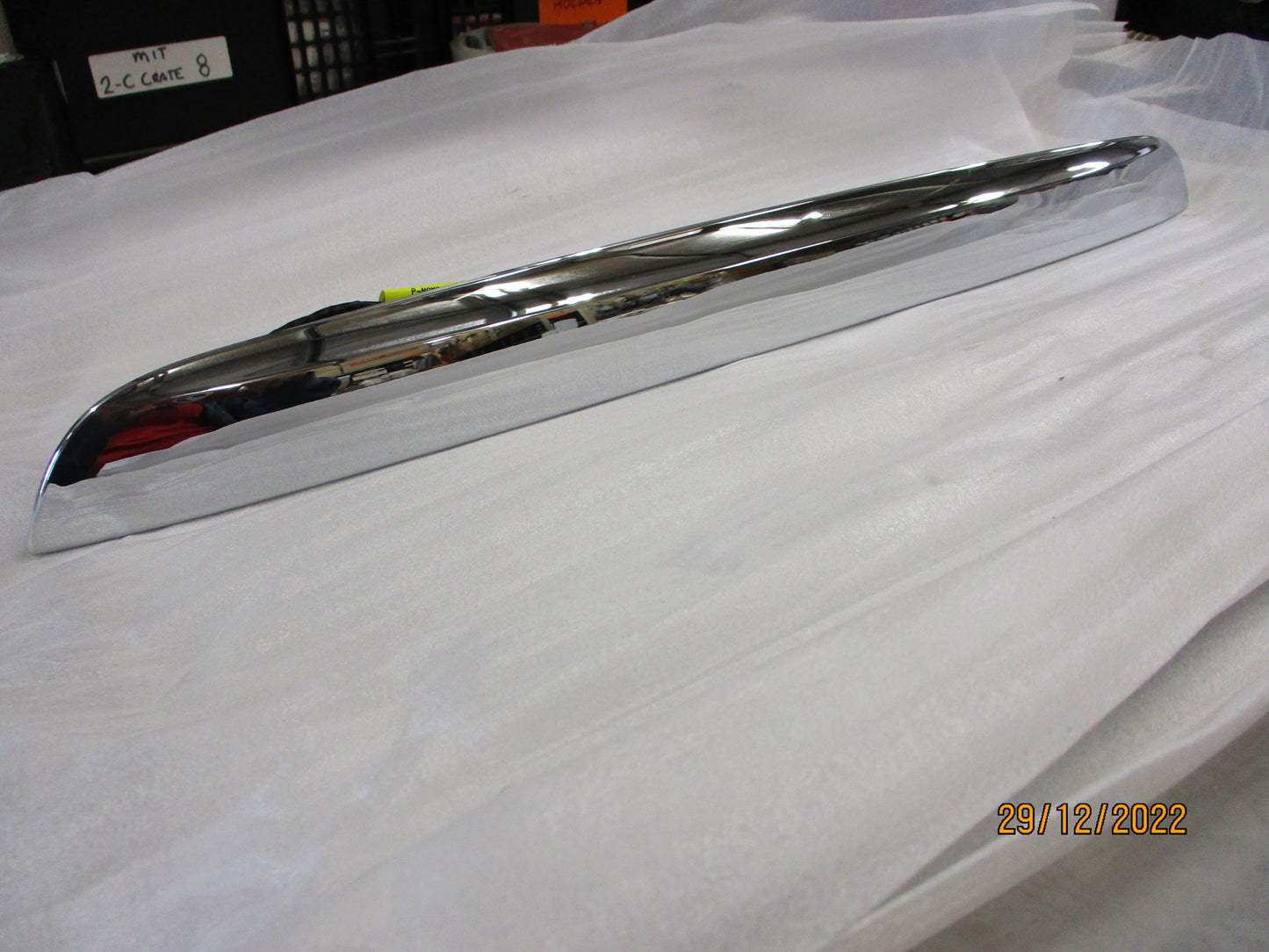 Holden Barina Genuine Chrome License plate light Moulding New Part