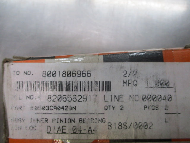 Mahindra Pik-Up Genuine Inner Pinion Bearing New Part