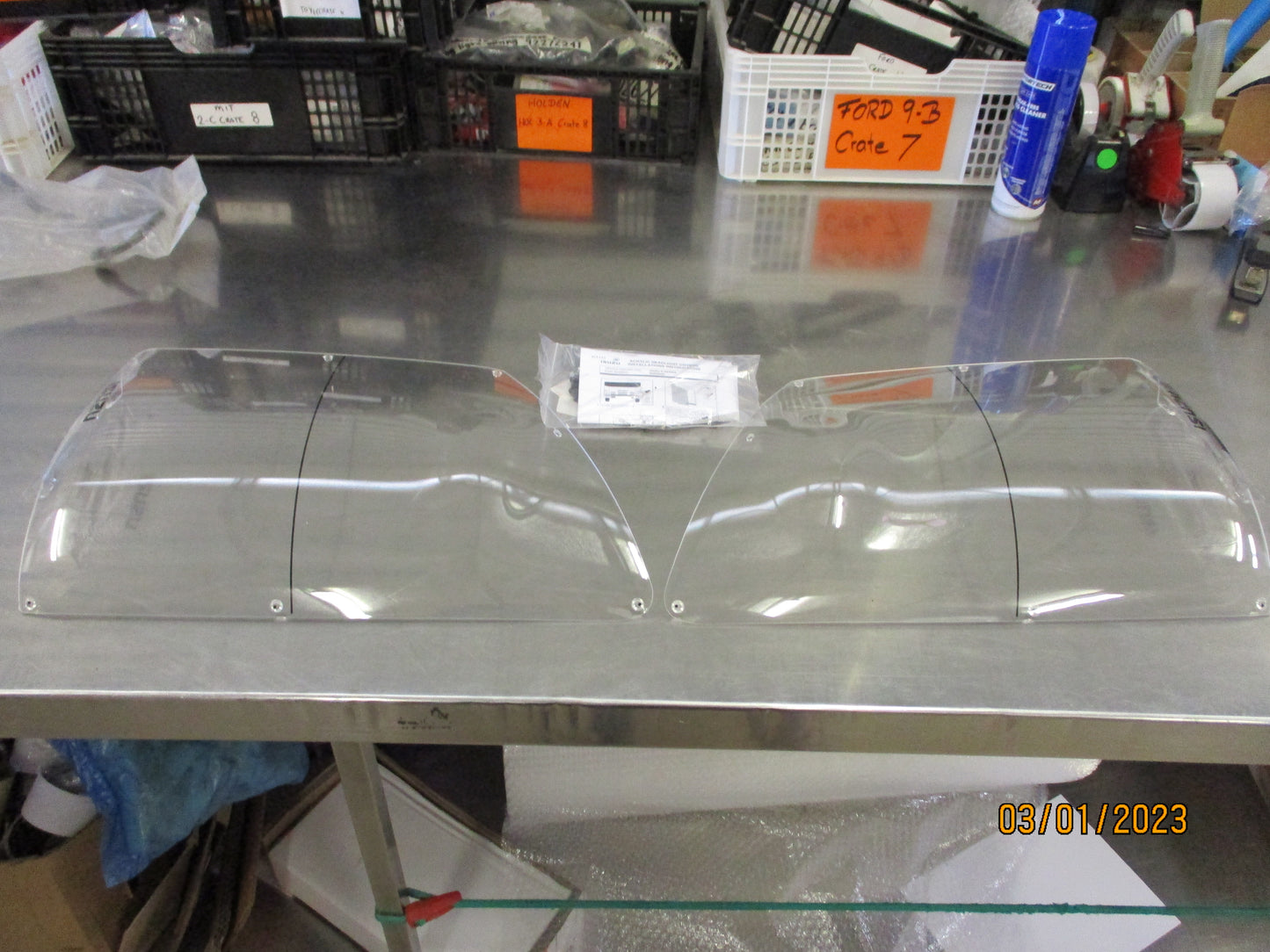 Isuzu NPS Truck Genuine Headlight Protectors Set New Part