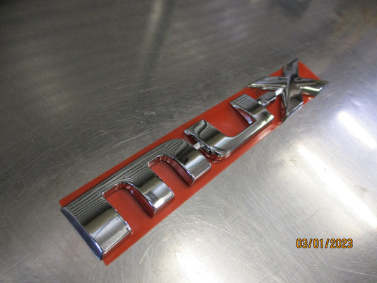 Isuzu MU-X Genuine Rear Chrome Emblem New Part