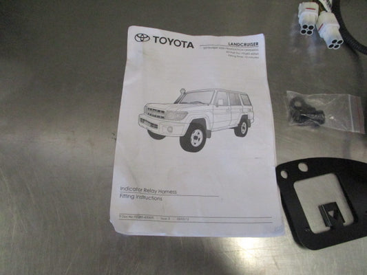Toyota 70 Series Landcruiser Genuine Trailer Indicator Harness Relay Kit New Part