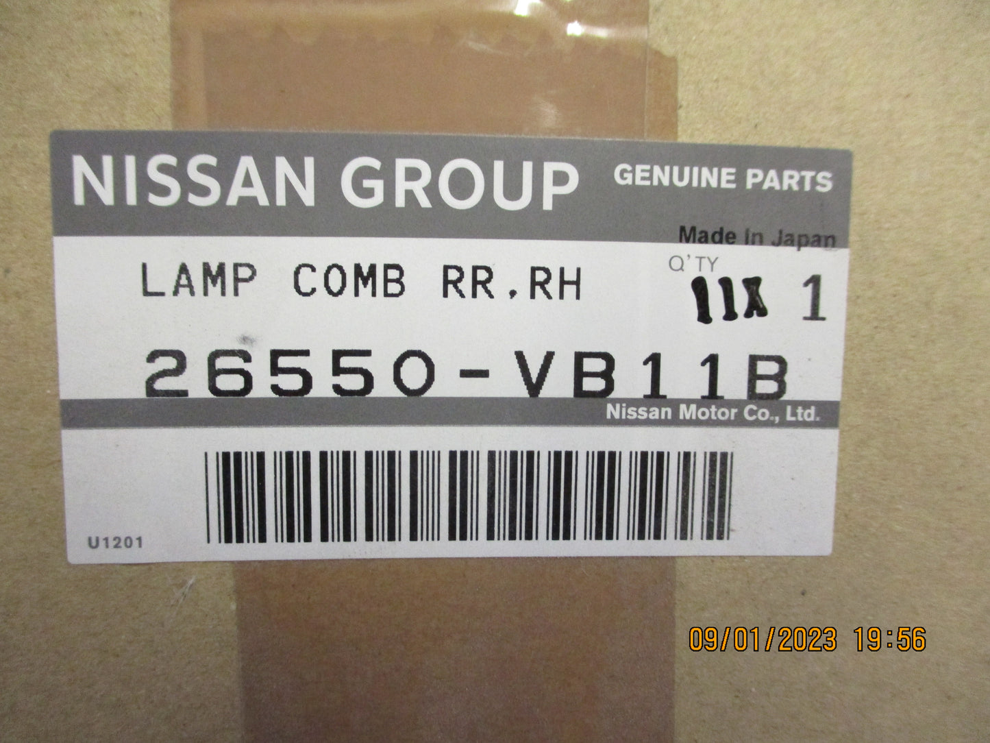 Nissan Patrol GQ-GU Right Hand Rear Bumper Bar Light New Part