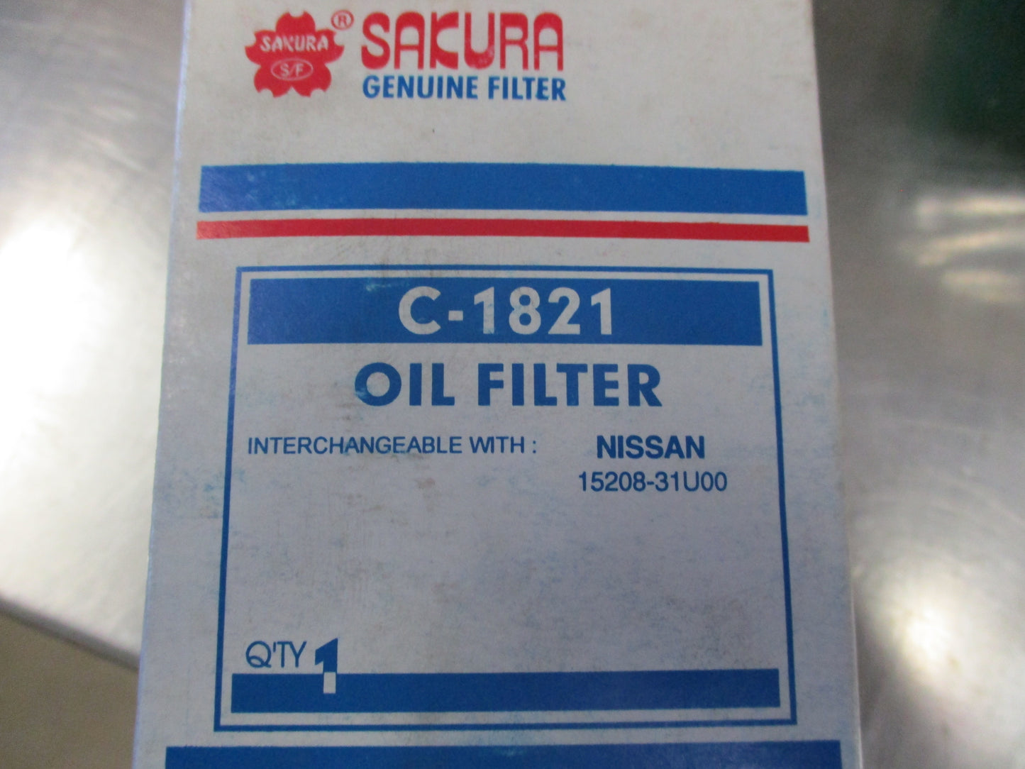 Sakura Engine Oil filter Suits Nissan Navara-Maxima-Pathfinder-Infiniti New Part