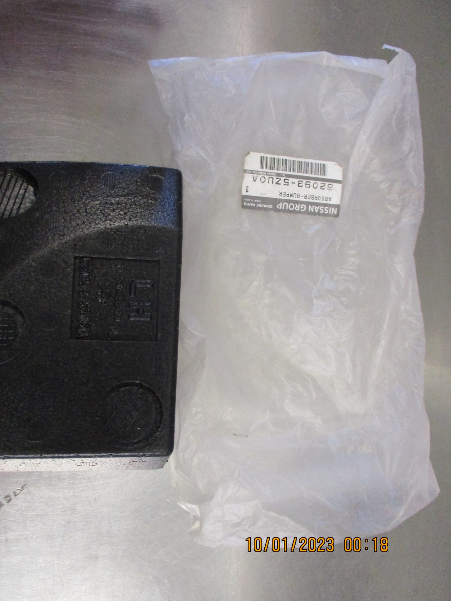 Nissan Y62 Patrol Genuine Left Hand Front Bumper Absorber New Part