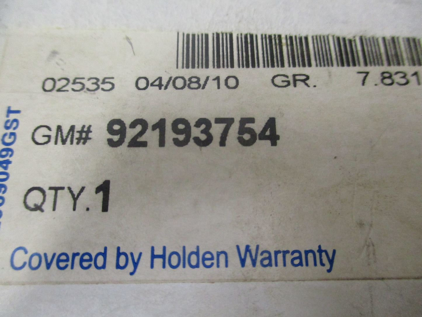 Holden VE Commodore Genuine Rear Parking Sensor Bracket New Part