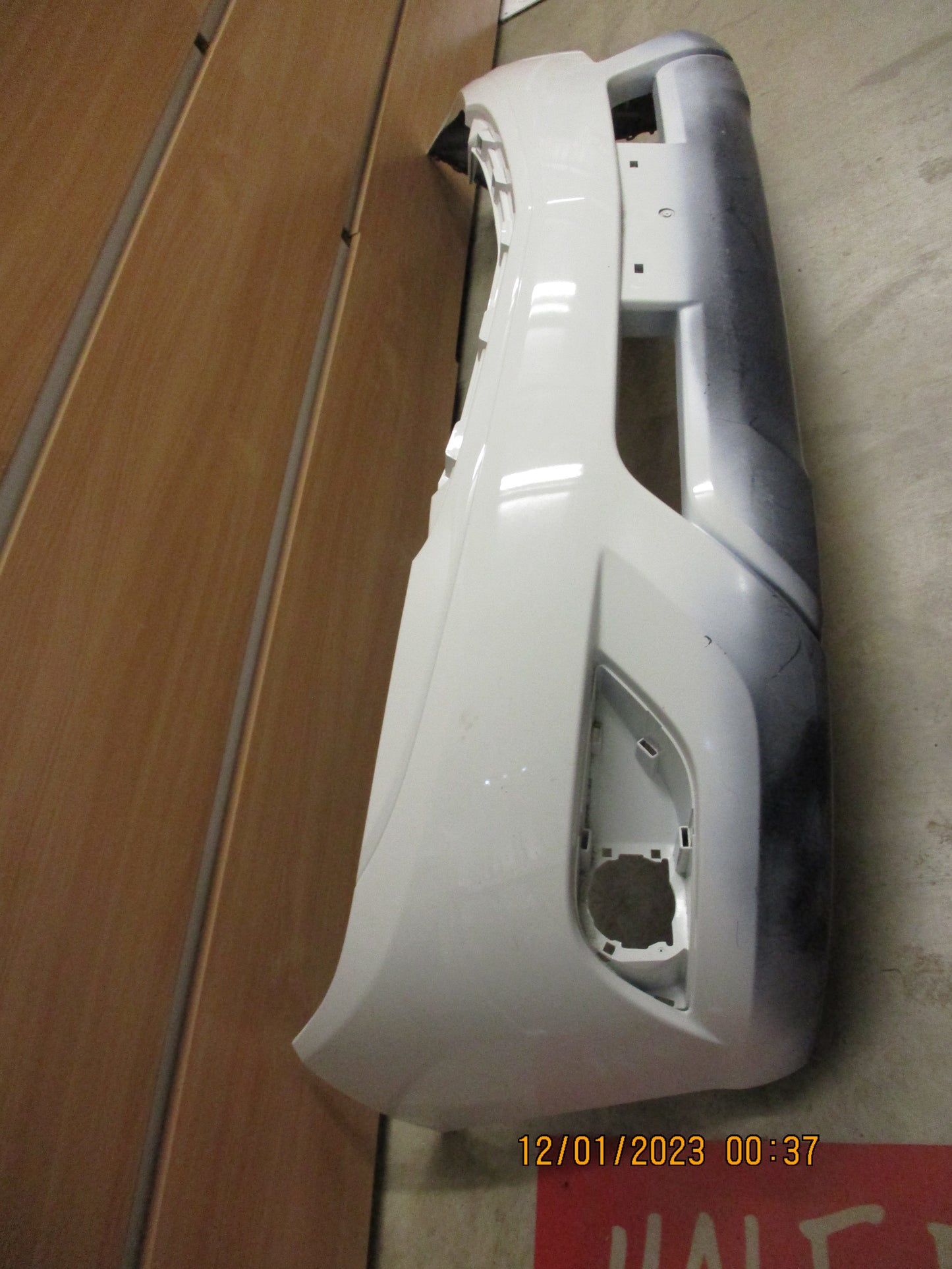 Mazda BT-50 Genuine Front (White) Bumper Bar Cover Used Part