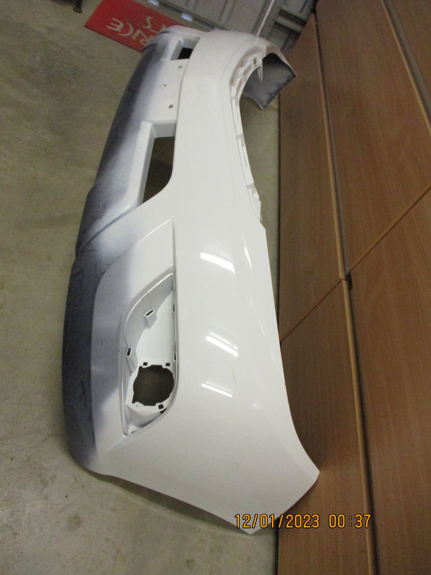 Mazda BT-50 Genuine Front (White) Bumper Bar Cover Used Part
