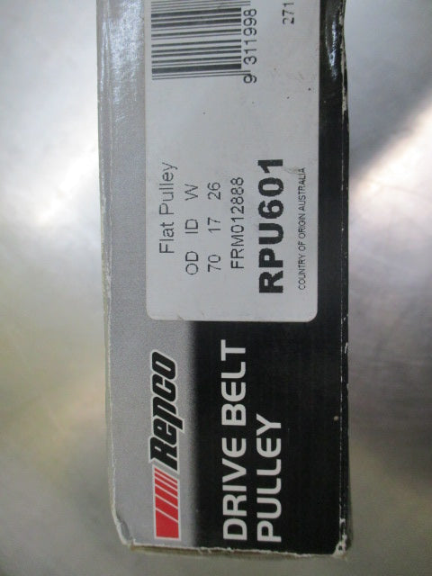 Repco Flat Drive Belt Pulley 70mm O.D New Part