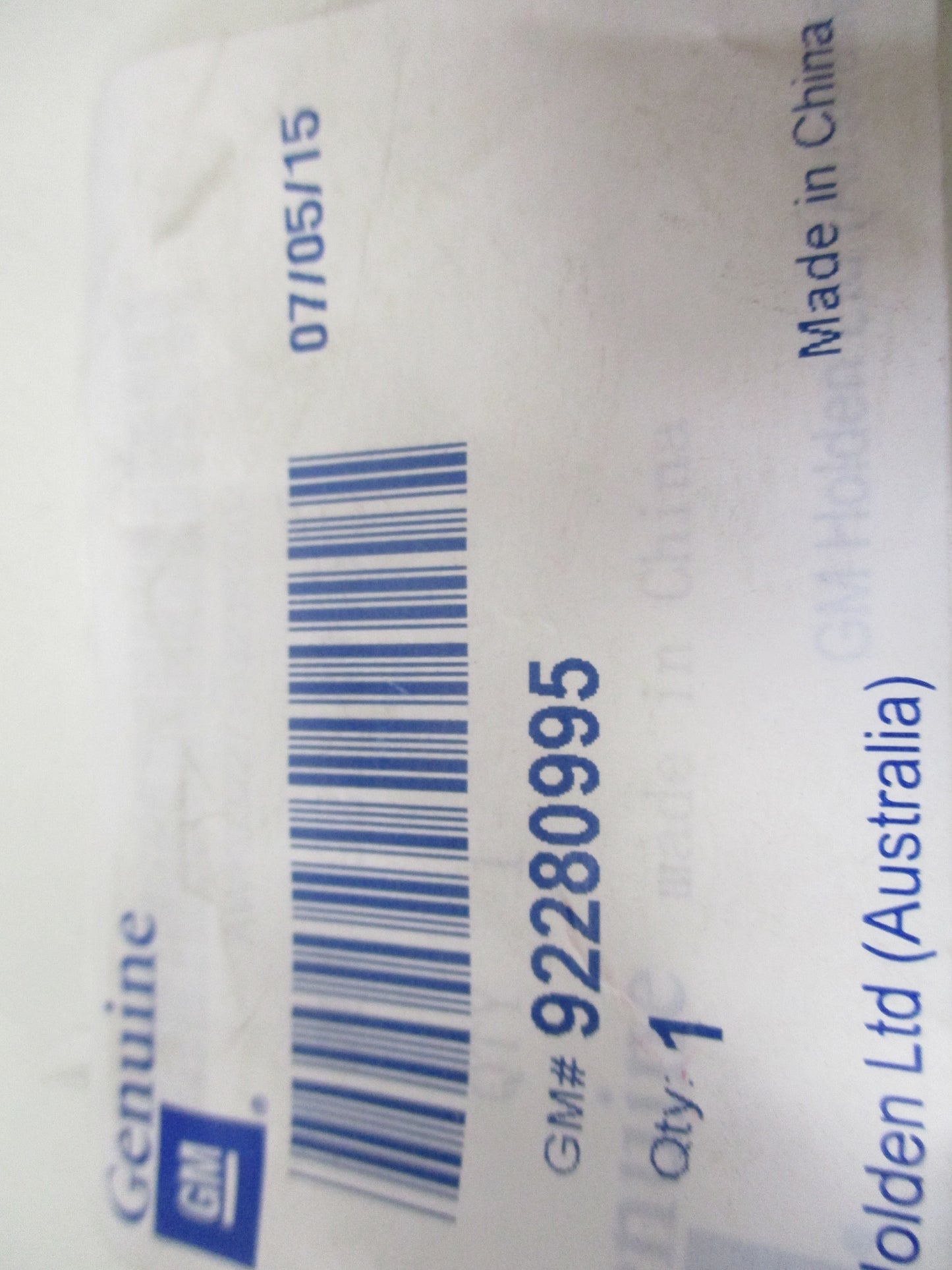 Holden Pontiac/Chevrolet/Caprice Genuine Rear Muffler Gasket New Part