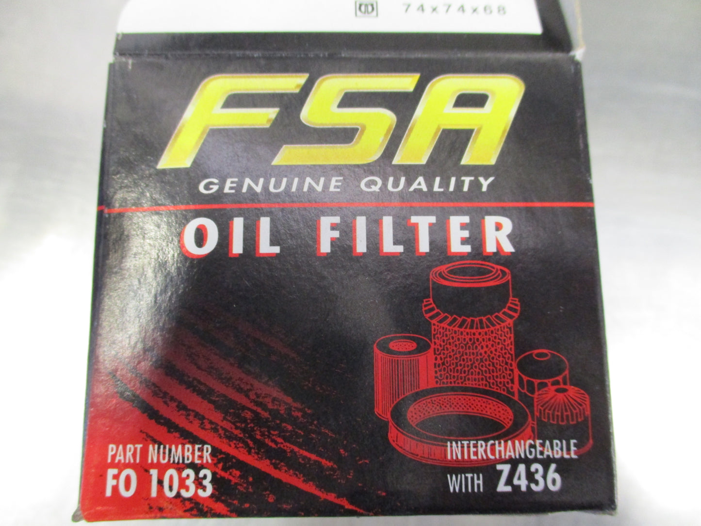 FSA Engine Oil Filter (Z436) Suits Ford-Hyundai-Infiniti-Kia-Mazda-Mitsubishi-Nissan-Subaru New Part