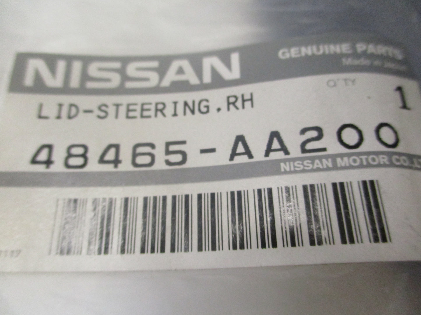 Nissan Skyline/X-Trail/Pulsar Genuine Steering Wheel Right Hand Hole Lid New Part