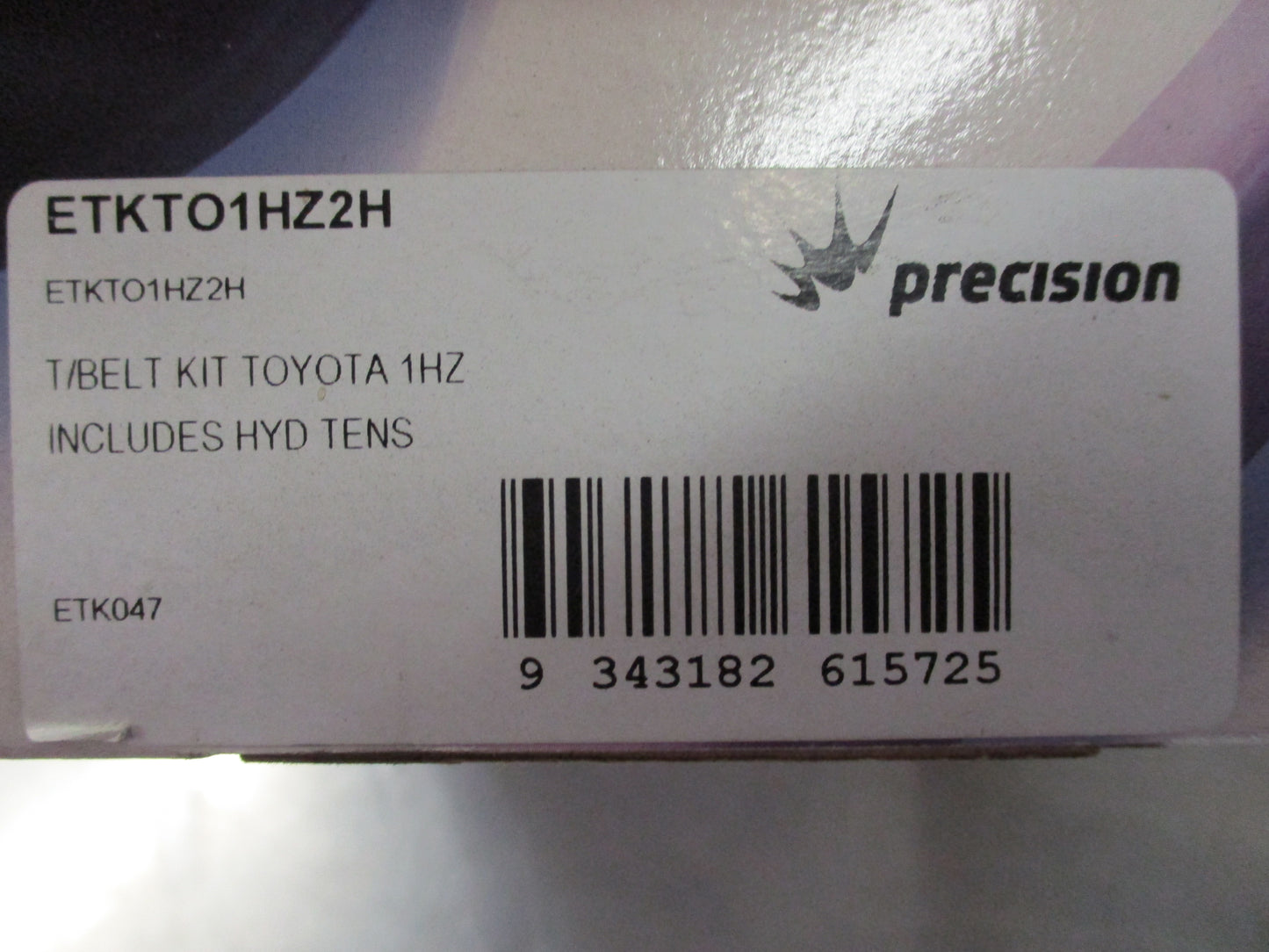 Precision Timing Belt Kit With Tensioner Suits Toyota Landcruiser 1HZ 4.2 ltr New Part