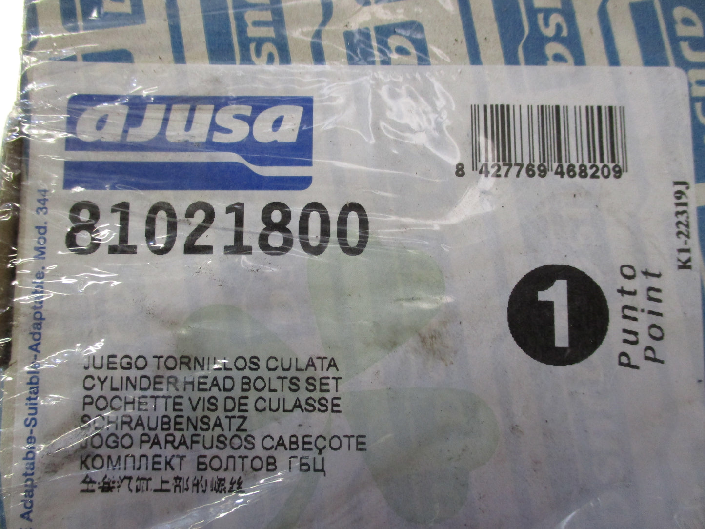 Aju8sa Head Bolt Set Suits Mazda E2500 SD-SH-SJ-WL SOHC 12V Diesel New Part