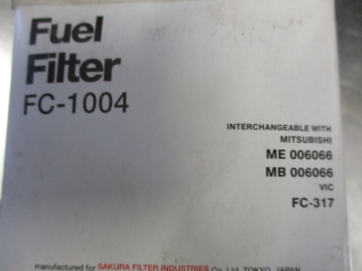Sakura Fuel Filter Suits Mitsubishi Canter Truck New Part