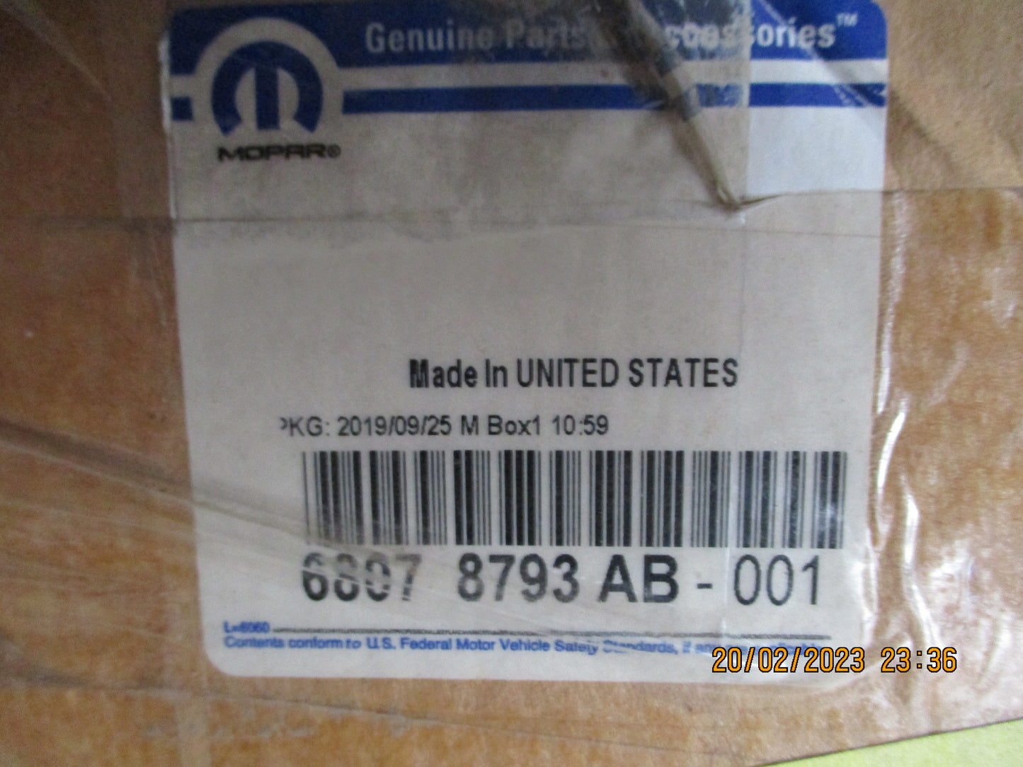 Jeep Cherokee Genuine Rear Left Quarter Panel New Part