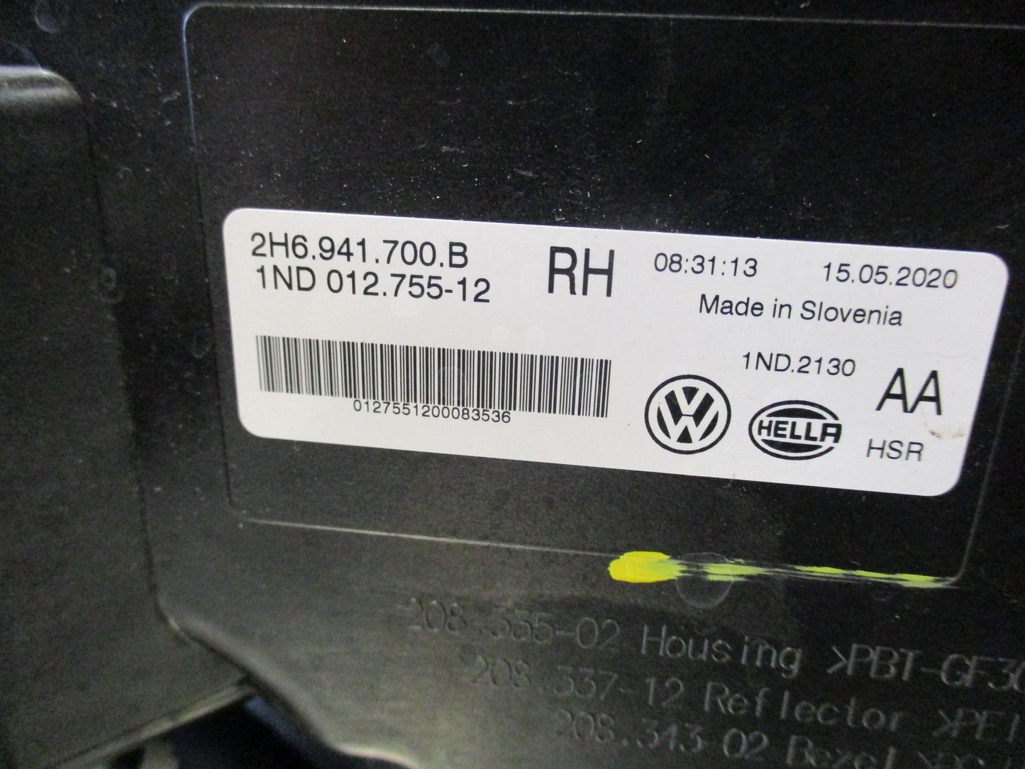 Volkswagen Amarok Genuine Front Right & Front Left Fog Lights USED Part