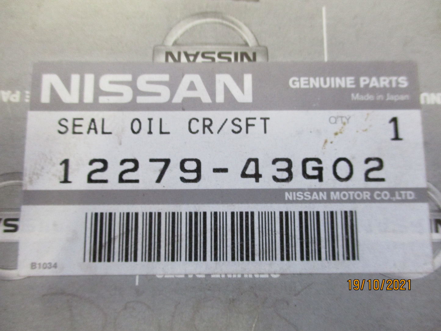 Nissan Patrol GQ Y60 TB42-TD42 Genuine Rear Main Crank Shaft Seal New Part