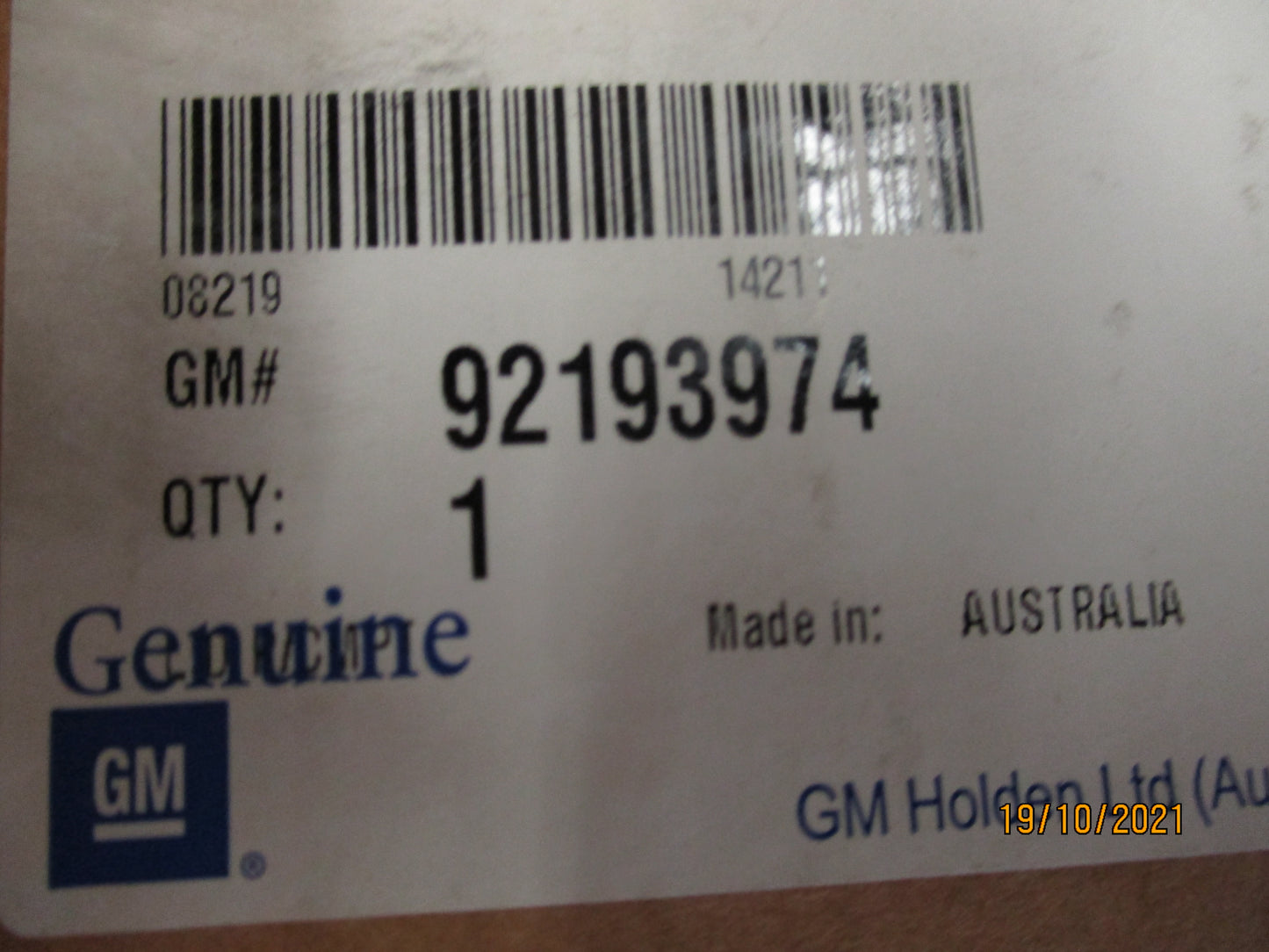 Holden Statesman WM-WN Genuine Boot Lid New Part