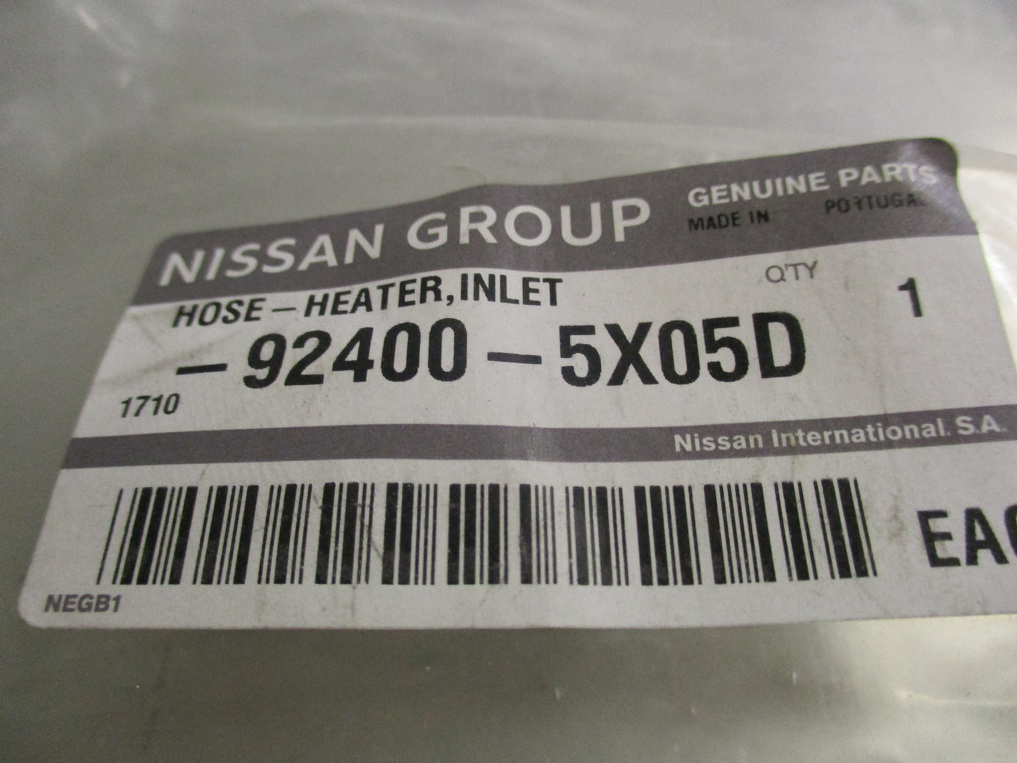 Nissan Navara/Pathfinder Genuine Heater Inlet Hose New Part
