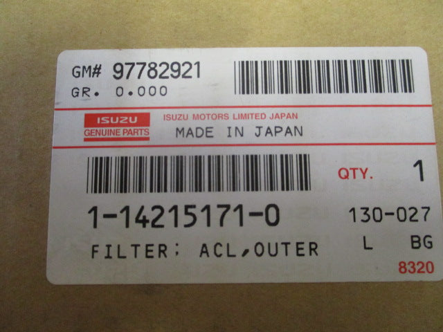 Isuzu Truck/Nissan UD/Hino Ranger Genuine Air Filter New Part