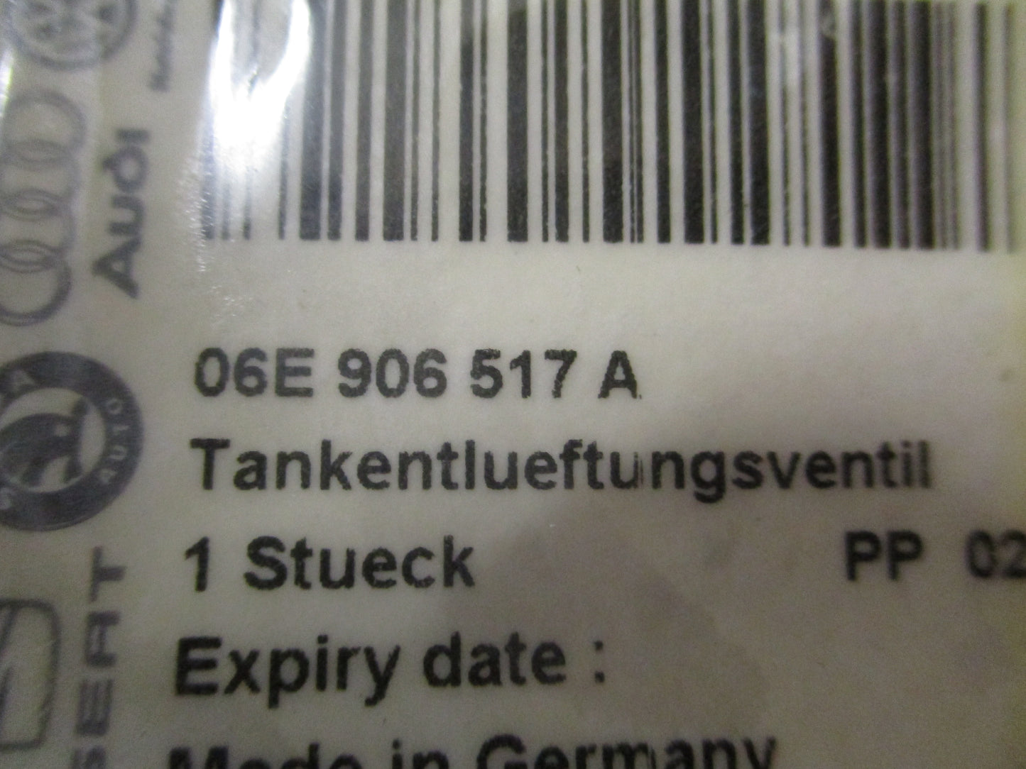 Volkswagen Beetle/GTI/Passat Genuine Fuel Vapor Canister Valve New Part