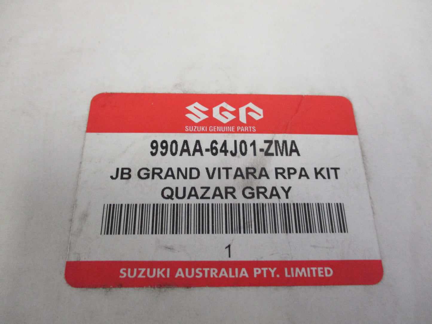 Suzuki JB Vitara Genuine 4 Head Rear Parking Sensor Kit (Quazar Gray) New Part