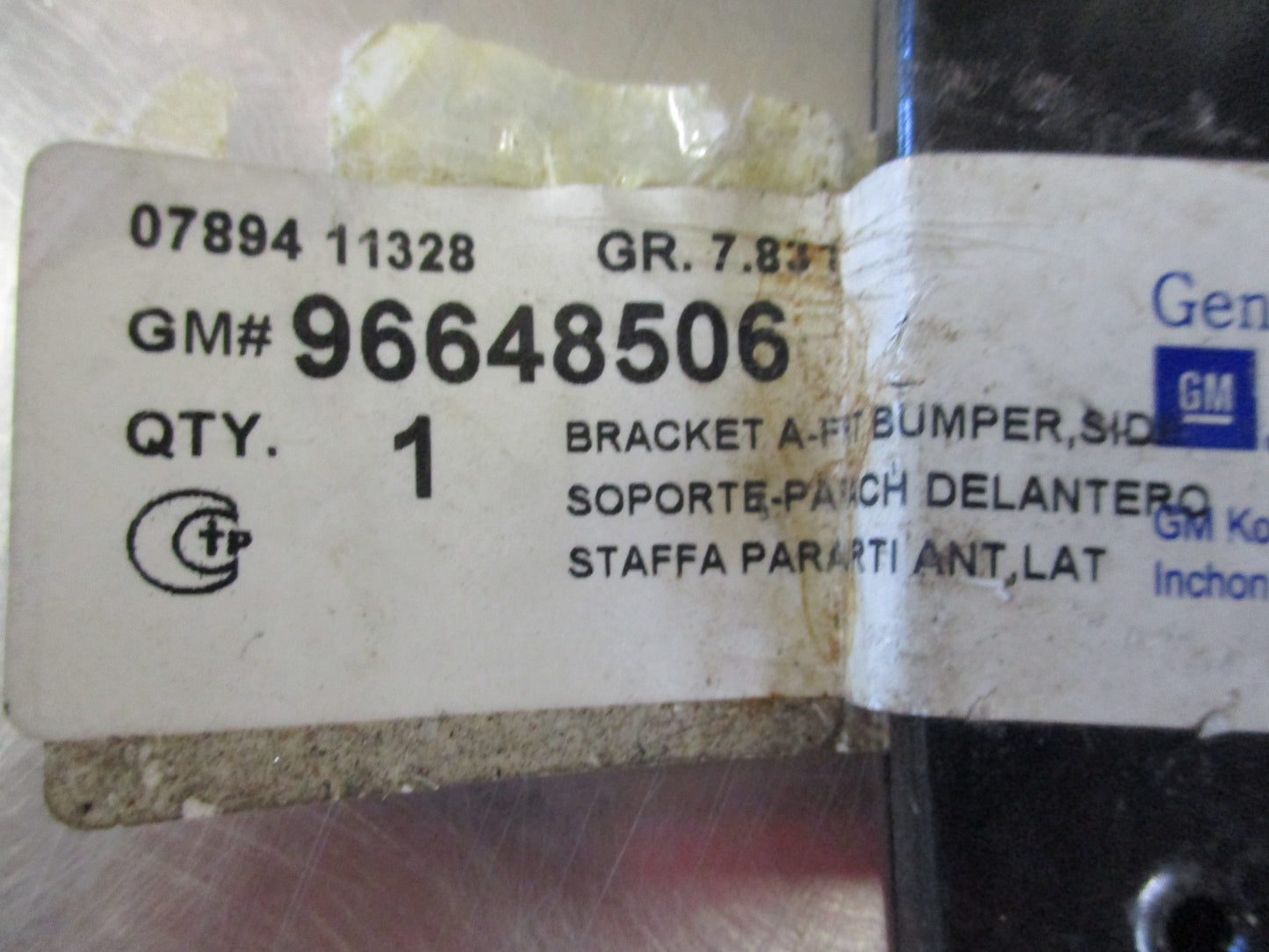 Holden Barina Genuine Right Hand Front Bumper Bracket New Part