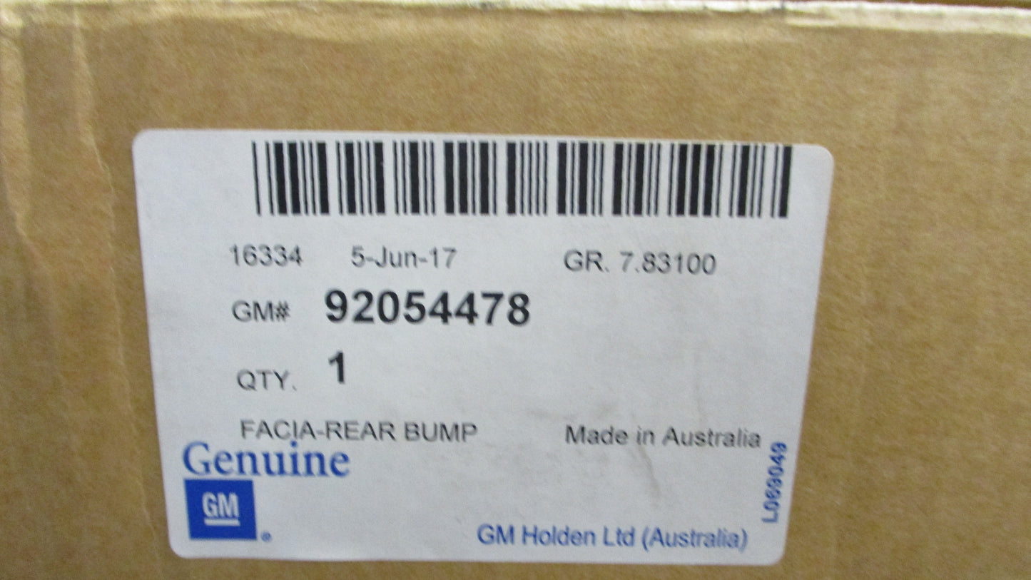 Holden VT Executive/Acclaim Commodore Sedan Genuine Rear Bumper Bar Cover New Part