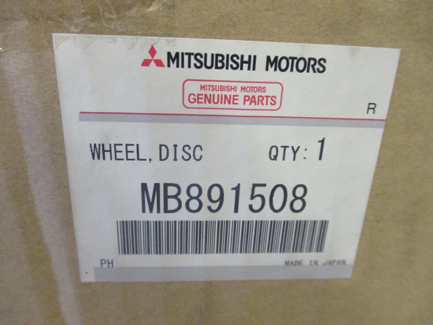 MItsubishi Lancer Genuine Steel Wheel New Part