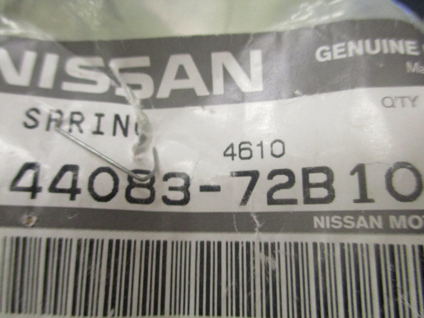 Nissan Sentra/Versa/Cube Genuine Anti Shoe Rattle Spring New Part