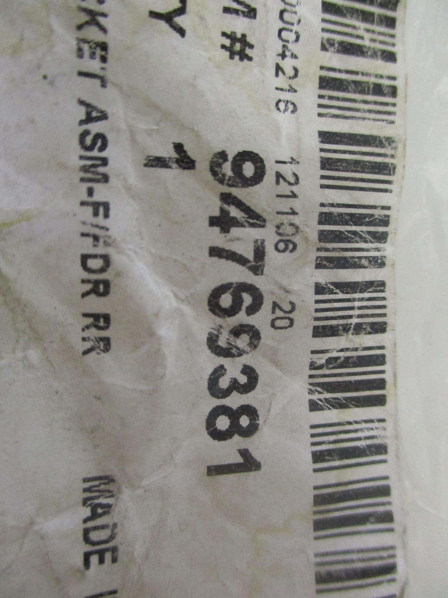 Holden RG Colorado Genuine Upper Rear Side Fender Body Bracket New Part