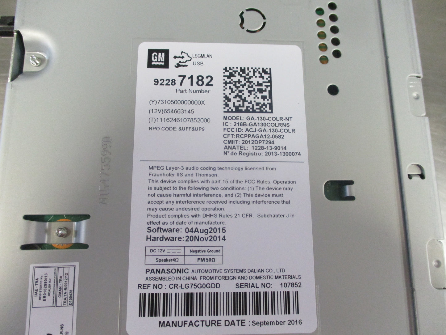 Holden Caprice Genuine Radio New Part