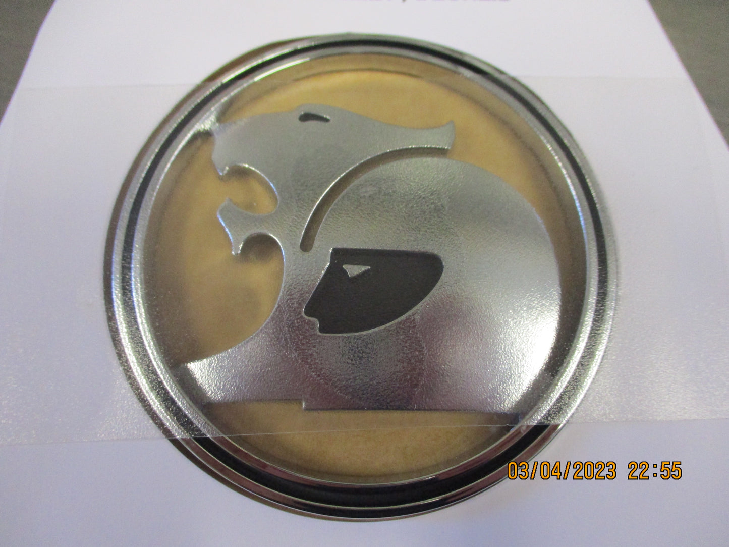 Holden HSV WM Grange Genuine Boot Lion Helmet Emblem New Part