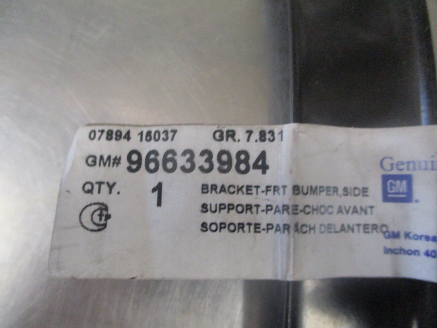 Holden Epica Genuine Right Hand Side Front Bumper Bracket New Part