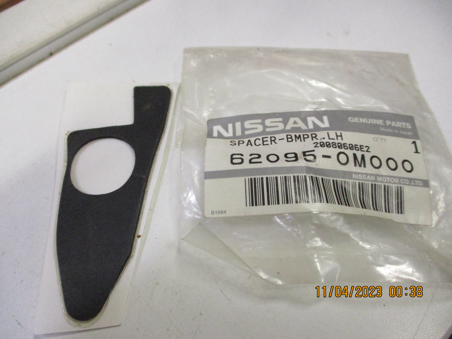 Nissan Pulsar Genuine Left Hand Bumper Spacer New Part