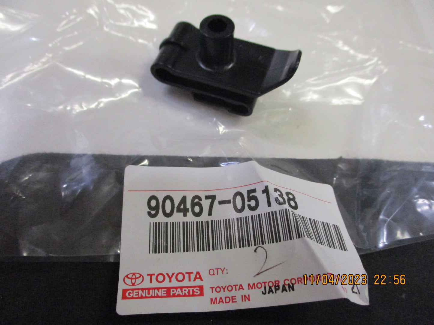 Toyota Corolla-Hilux-Landcruiser Genuine Front Bar Liner Retainer Clip Set New Part