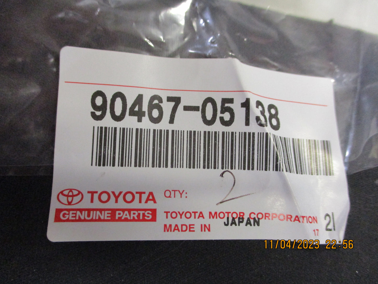 Toyota Corolla-Hilux-Landcruiser Genuine Front Bar Liner Retainer Clip Set New Part