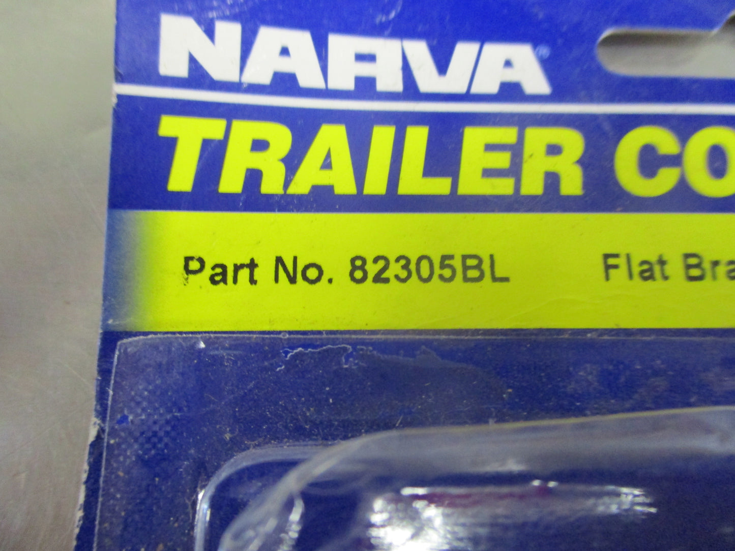 NARVA Trailer Connector Flat Bracket To Suit Small Round Metal Sockets New Part