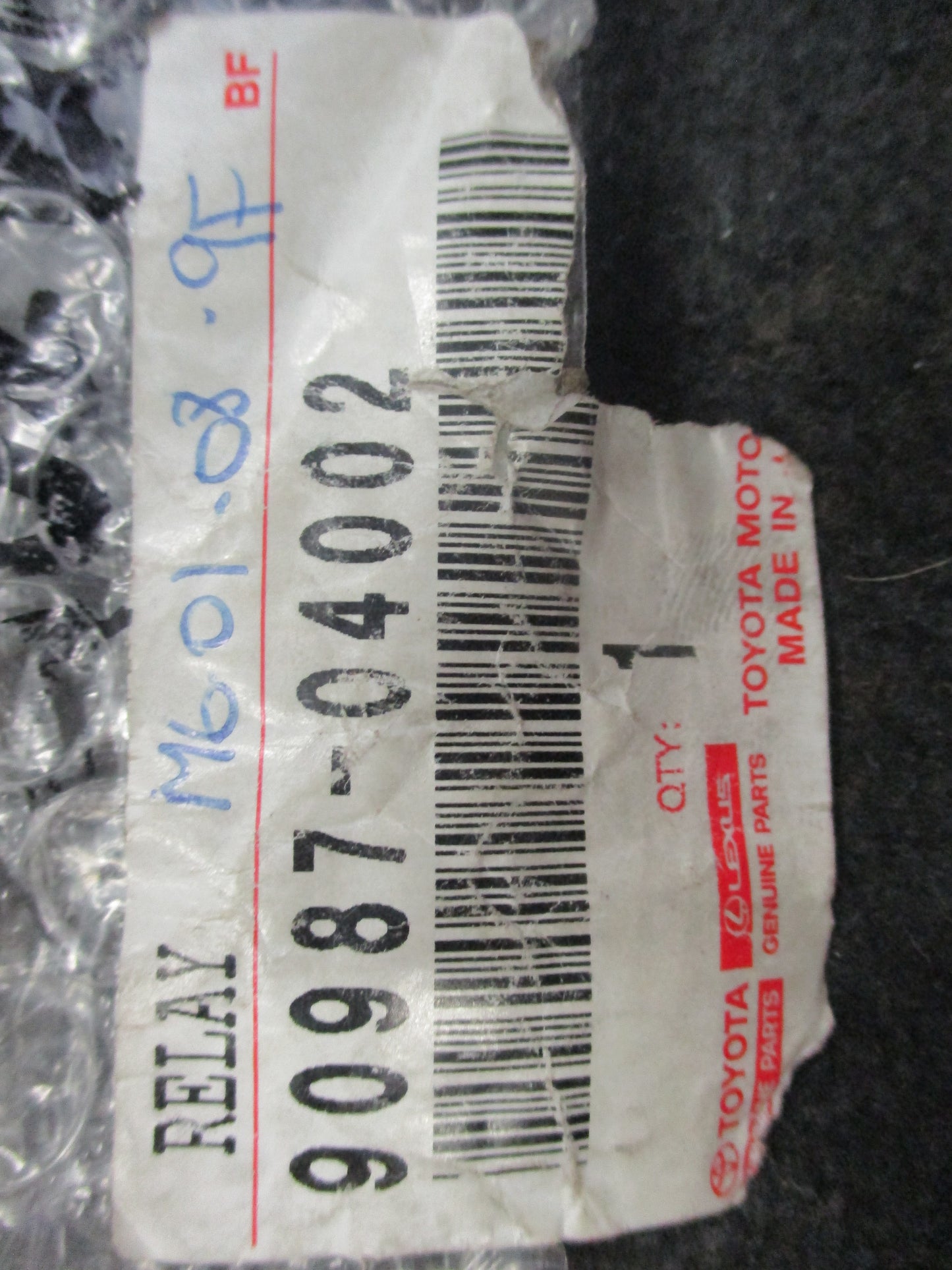 Toyota Hilux/Landcruiser/Corolla Genuine Heater Blower Relay New Part