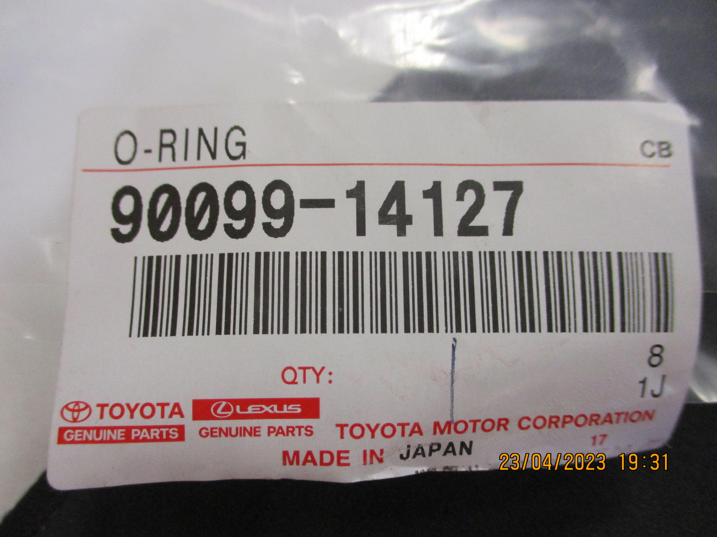 Toyota Starlet-Corolla-Rav4-Hilux-4Runner Genuine Distributor Housing O-Ring New Part