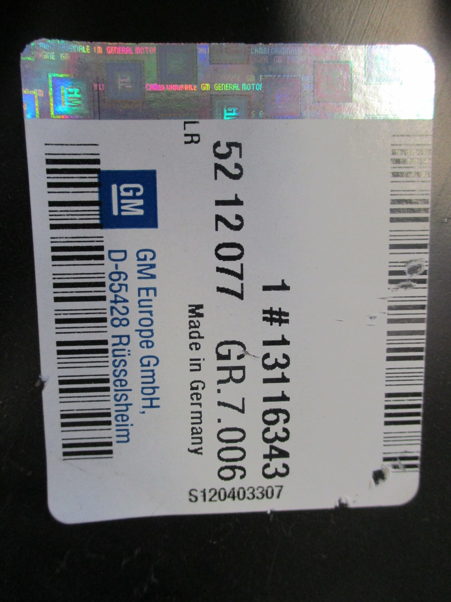 Holden Astra Genuine Left Hand Front Chassis Leg Extension New Part