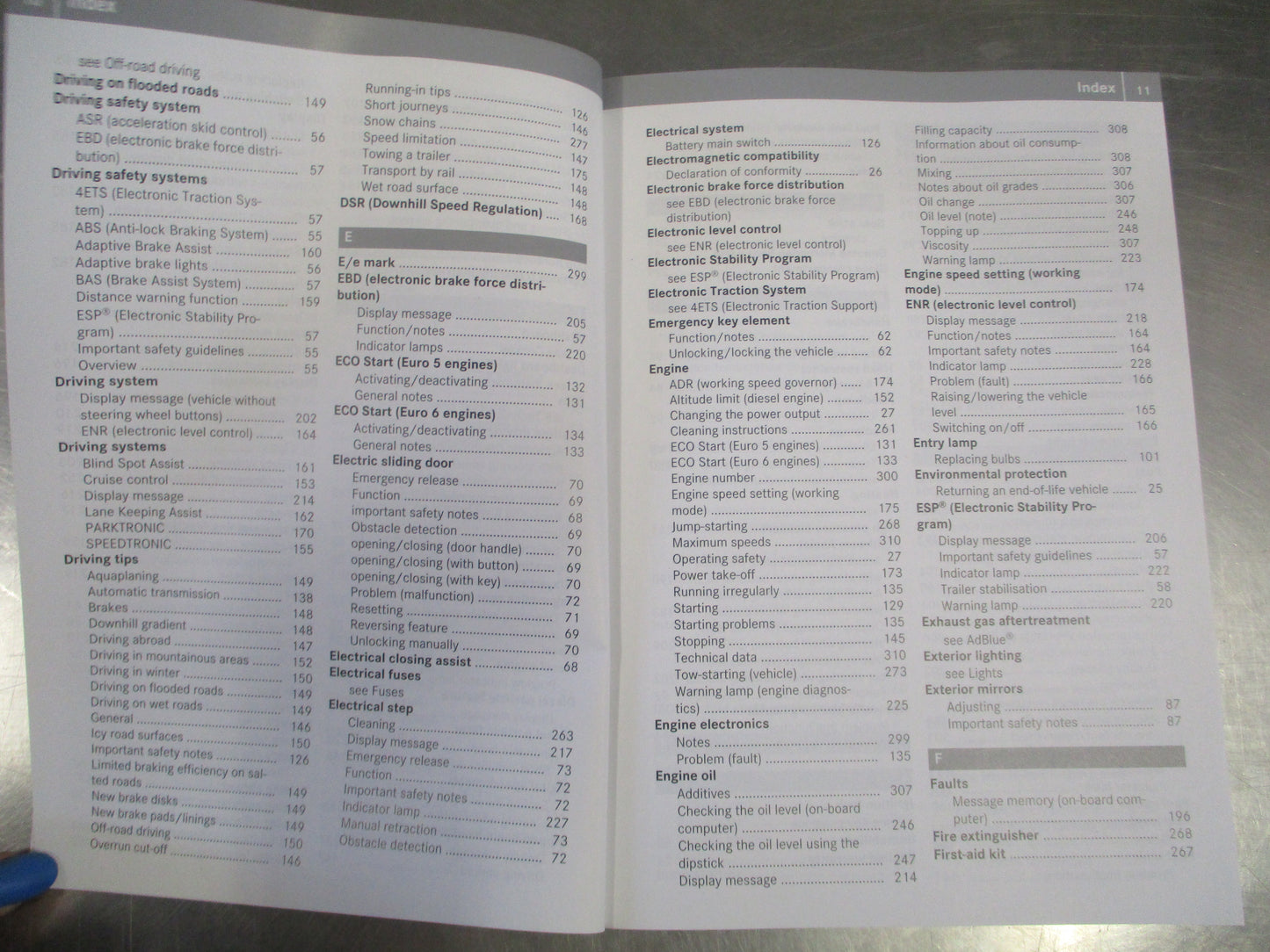 Mercedes Benz Sprinter Genuine Instruction Manual New