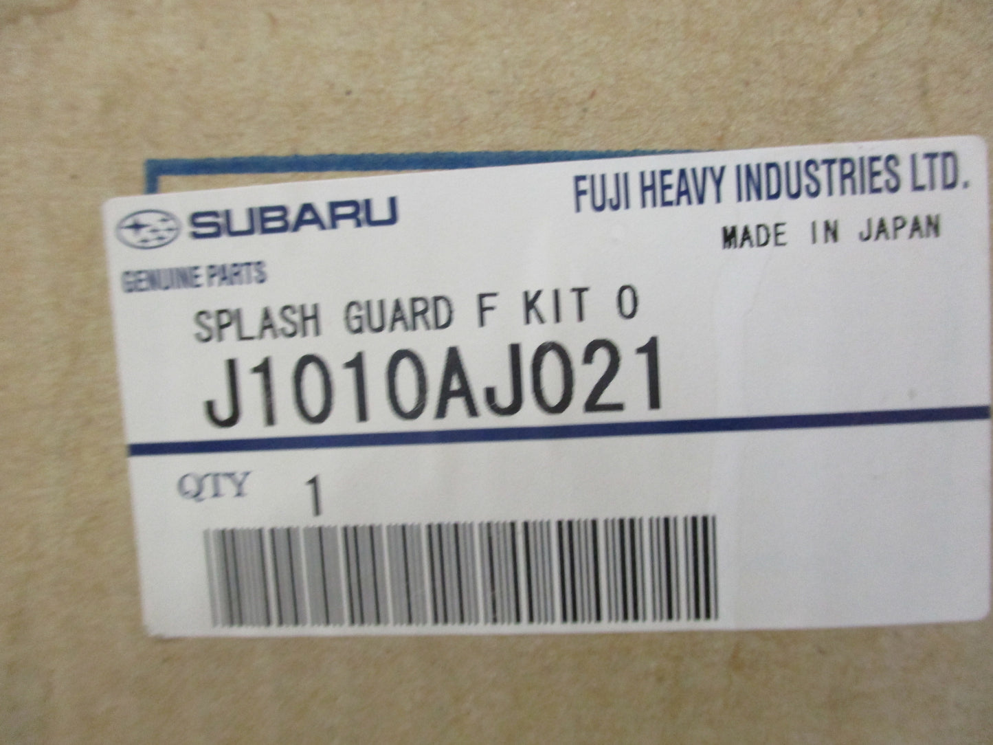 Subaru Outback Genuine Front Mud Flaps Kit New Part