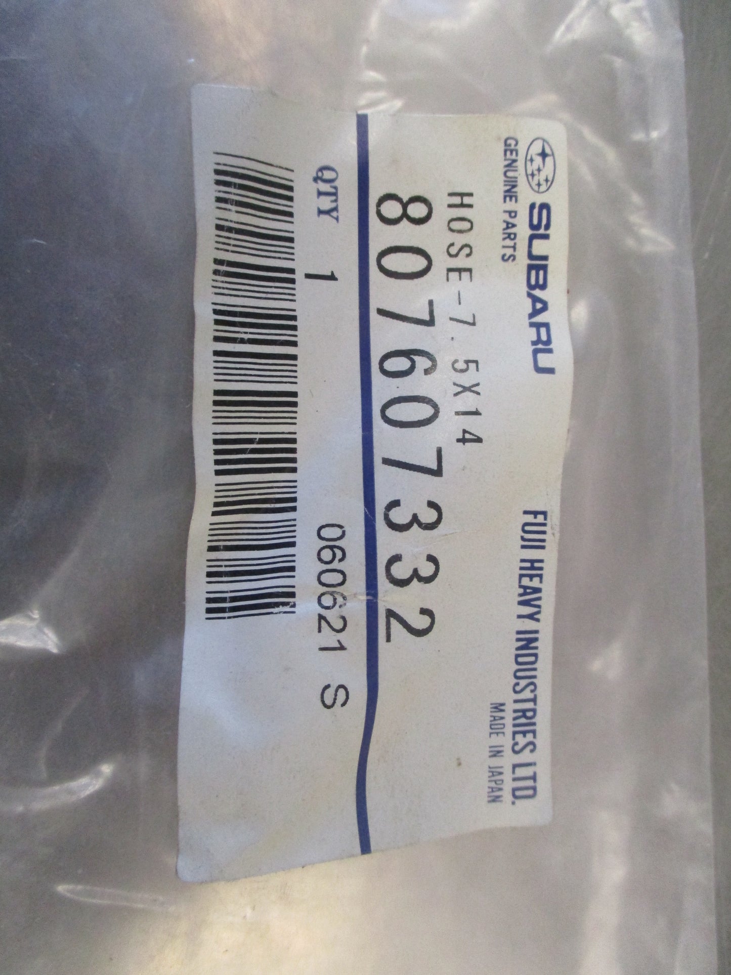Subaru Impreza Genuine Water Inlet Hose New Part