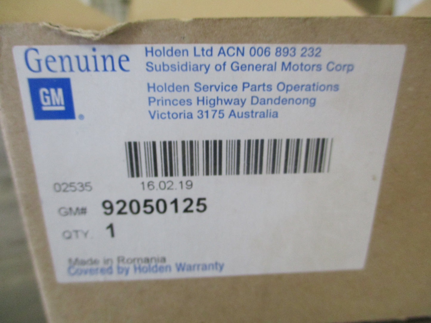Holden HSV/VS/VT/VX/VY/VU/Statesman Genuine Manual Gearbox Speed Sensor And Harness