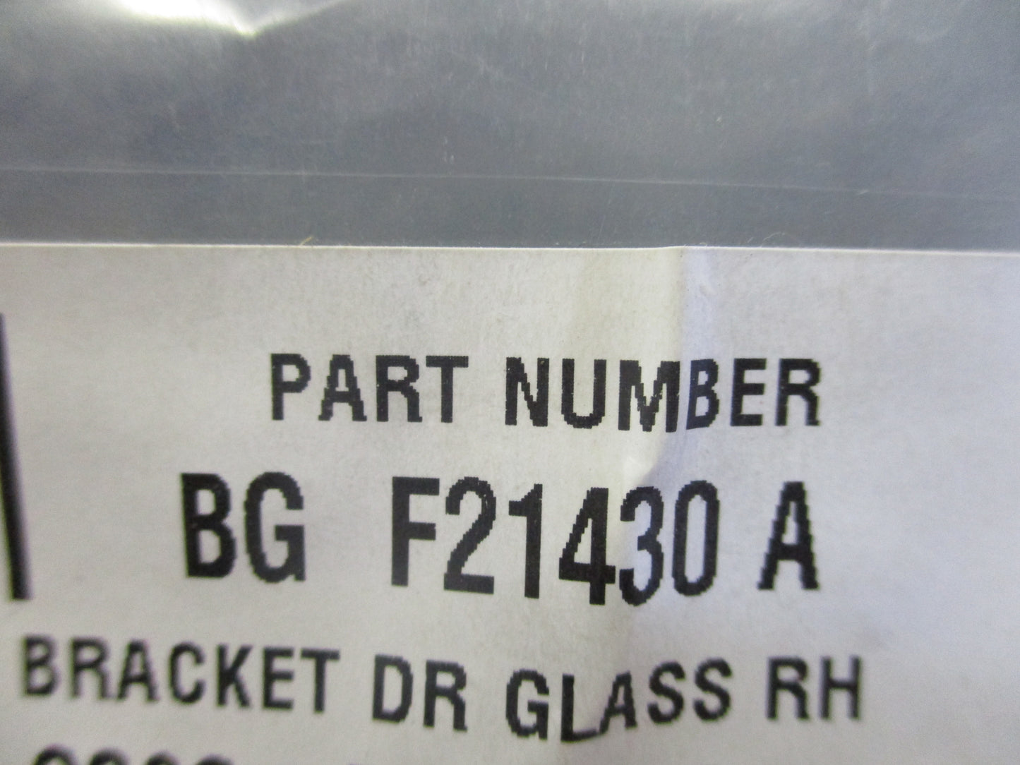 Ford FG Falcon Ute Genuine Right Hand Rear Quarter Panel Glass Steel Bracket New Part