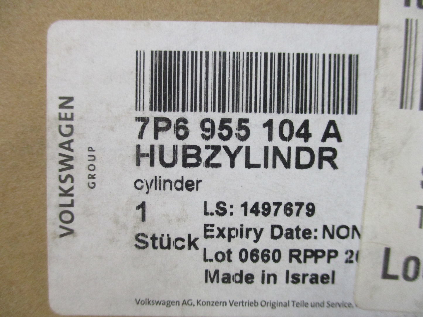 Volkswagen Touareg Genuine Right Hand Headlight New Part